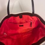 Kate Spade  straw large Floral Pink and Tan Tote Photo 3