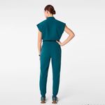 FIGS  Rafaela Cargo Scrub Jumpsuit Womens Medium Teal Blue Green Photo 7