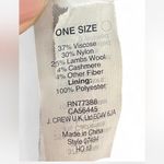 J.Crew  Black Cable Knit Pom Pom  beanie Photo 2