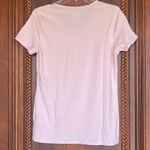 Pink Pastel Blush Vneck Short Sleeve Size M Photo 4