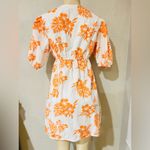 Sim & Sam  made in India ORNG IVY POPLIN PRINT MINI dress Photo 4