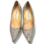 Jimmy Choo Glitter Heels Pointed Toe Stiletto Pumps Women Size 38 Photo 2