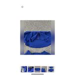 Lulus  2 Piece Set |‎ Blue Strapless Shirt And Blue Skort Photo 4