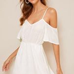 SheIn White Off The Shoulder Dress Photo 0