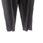 J. Jill Women's Size Small P Black Flowy Pull‎ On Wide Leg Tie Pants Photo 2