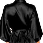 Victoria's Secret 100% SILK BLACK VICTORIA’S SECRET ROBE! Photo 1
