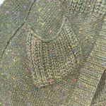 None Green knit sweater cardigan with pockets size medium/large Photo 5