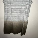 Neon Buddha Bali Gray Brown Ombre Cowl Neck Tunic Top Size M Photo 9