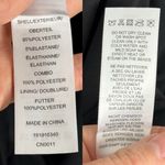 Adrianna Papell  Beaded Chiffon Overlay Black Jersey A-Line Mini Dress Cocktail 8 Photo 11