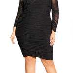 City Chic  Sexy Bustier Dress Black‎ Size L/20 Photo 0