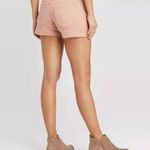 Universal Threads NWOT Rose Pink High Rise Shorts Cutoff Fringe New Photo 2