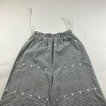 Angie Striped Cotton Eyelet Flared Pant S Photo 1