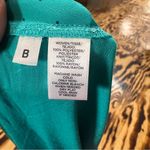 Loft  Blue/Teal‎ Sleeveless Polo Blouse Photo 3