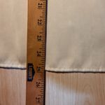 Womens Sandro Studio White LS Blouse L Black Detail Minimalist Capsule Preppy Size L Photo 7