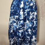 Roz & Ali  • floral lined stretchy waist skirt Photo 48