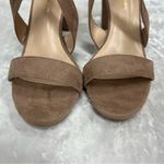 Rampage  suede taupe size 10 cross strap Nell-heels Photo 5