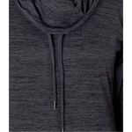 Athleta Sport It Cowl Neck Charcoal Activewear Sweatshirt Dress ~ Women's SMALL Photo 6