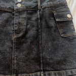 Boutique Black Denim Skirt Photo 1