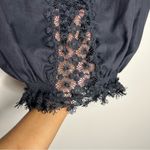 Peixoto Womens Size S Black Lace‎ Trim V Photo 7