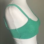Romwe  Green Textured Strappy Bikini Top Photo 4