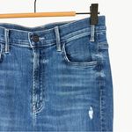 MOTHER The Hustler Ankle Fray Jeans in Can’t Stop Staring | Sz 29 | Medium Wash Blue Photo 7