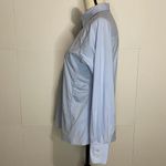 Lands' End 10P Petite Blue Button Down Long Sleeve Photo 4