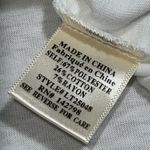 Love Riche Love-riche women’s size medium white pullover short sleeve tie front top new NWT Photo 5