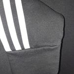 Adidas Black Sweatshirt with‎ White Stripes Down Arms Size Large Photo 3