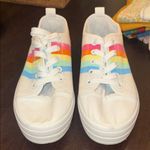 Sole Mates Colorful Rainbow Sneakers 7/8 Photo 0