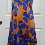 Romeo + Juliet Couture Floral Print Asymmetrical Hem Dress Women's Small Silky S Photo 0
