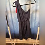 Newbury Kustom One-shoulder Navy and Red Dress Photo 3