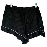 Victoria's Secret Victoria’s Secret Silky Black Pajamas Pjs Long Sleeve Shorts Set L/ XL Photo 4