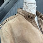 Members Only Vintage Tan Suede Bomber Jacket – Size 42 (Fits Women’s S–M) Photo 10