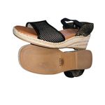 Zodiac NEW Noreen Espadrille Wedge Sandal (Women) 11M, BLACK FABRIC Photo 7