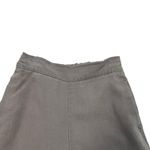 J. Crew Point Sur Linen Blend Cropped Wide Legs Pants Lilac Gray size 0 Petite Photo 2