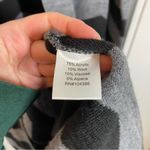 Garnet Hill  Wool alpaca Blend Black/Gray Striped Duster Cardigan size small Photo 5