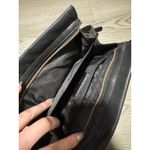 Fossil  Black Leather Crossbody Bag Genuine Leather Adjustable Strap Fall Winter Photo 2