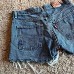 Levi's Levi’s Dark Wash Jean Shorts Size 0 Photo 3