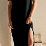 Sézane Sèzane Emy Black Midi Dress Photo 0