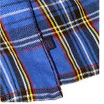 Royal Bones  blue plaid micro mini skirt with button details Photo 2