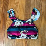 Hula Honey ROSE Juniors' Sweet Bloom High-Neck Bikini Swim Top size L NWOT Photo 1