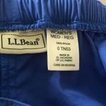 L.L.Bean π΅ SALE 3/$25 SWISHY SCRUBS ROYAL BLUE NYLON PANTS M Photo 4