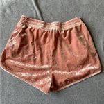 Divided Pink Velvet Lounge Shorts Photo 1