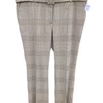 Hugo Boss NWOT Boss  Responsible Womens 16 Tan Black Plaid Belted Trouser Pants Photo 0