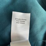 Lulus  Ailey Gold and Teal Blue Skater Dress Photo 6