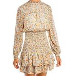 AQUA  NWT Floral Smocked Mini Dress M Bloomingdale’s Exclusive Photo 2