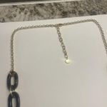 Talbots Women’s Signed  Gold Tone / Brown Faux Tortoise Costume Necklace Photo 4