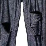 Victoria's Secret Pink Ultimate Black Glitter Cutout Leggings Sz S Photo 1