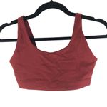 Everlane The Perform Bra Sports Bra Activewear Stretch Dark Red XS Photo 0