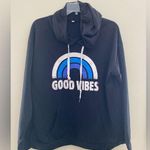 Good Vibes Sweatshirt/Hoodie for women Blue Size L Photo 0